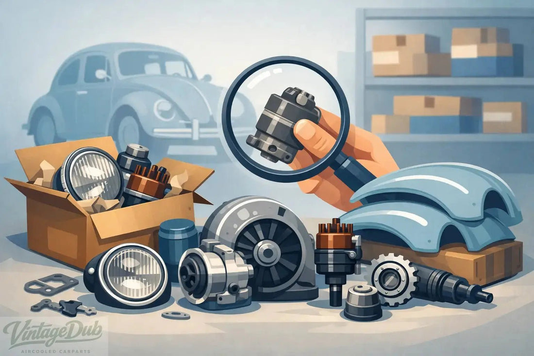 NOS VW onderdelen herkennen zonder gokwerk
