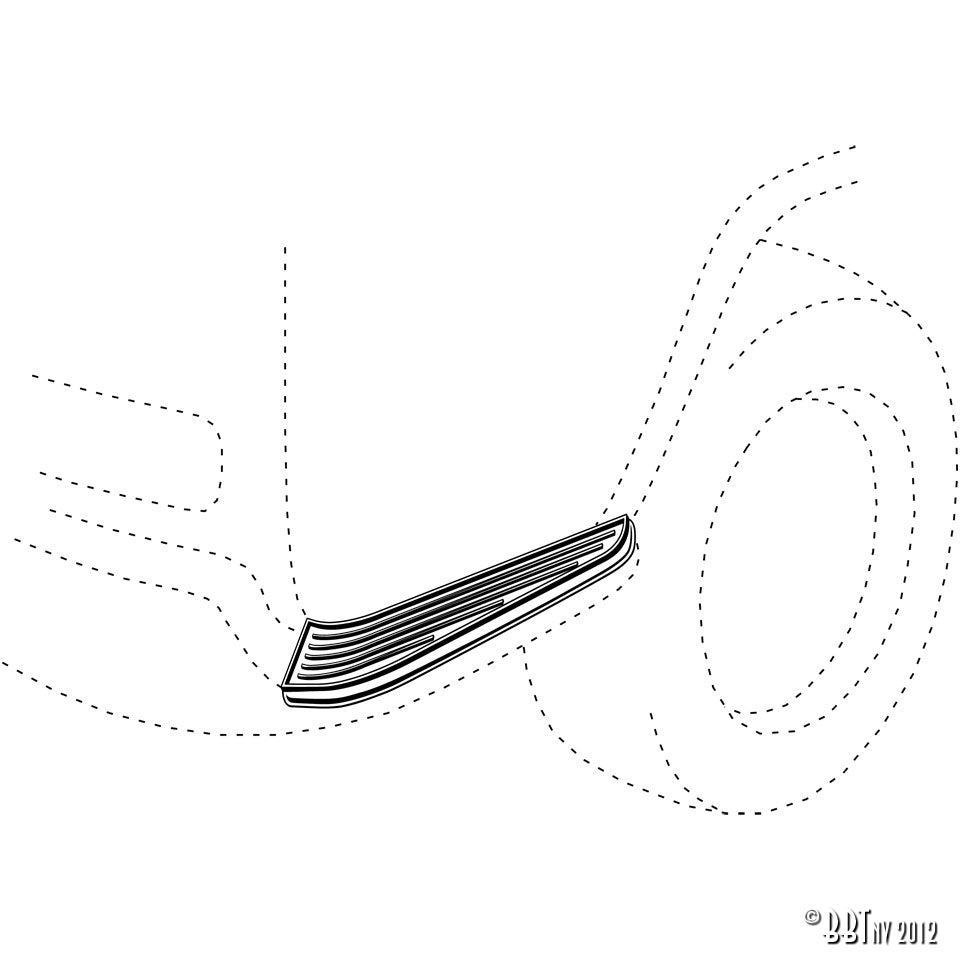 Rubber instap, per paar detail — T2