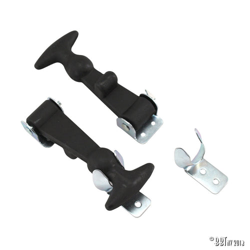 Abarth style rubber hood latches – VW T1 Bus, T2 Bus, Kever, KG, T3 Bus, Type 3, Type 181