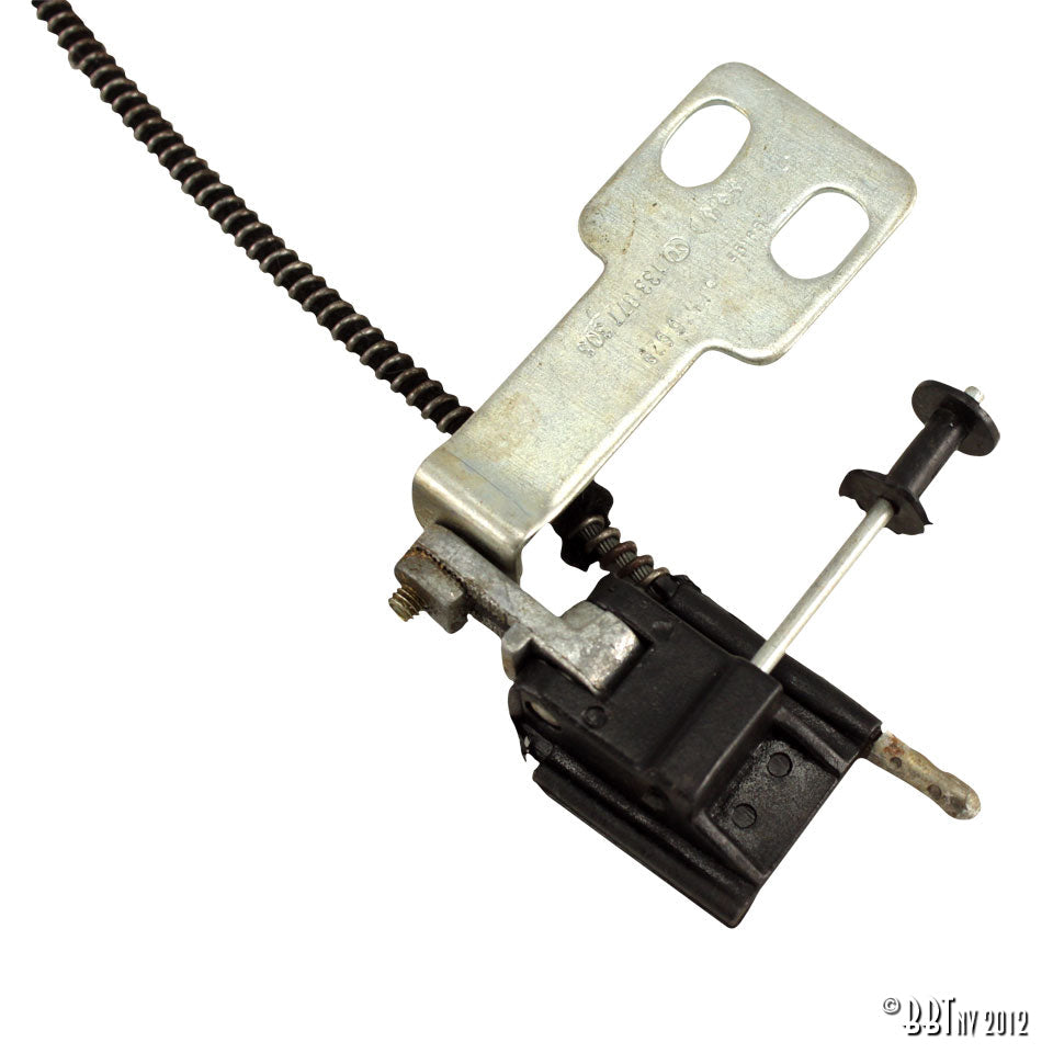 Schuifdak kabel, links detail — Kever