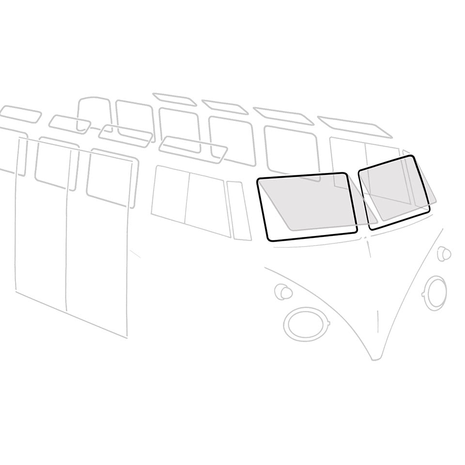Safari carrosserie dichting, vooraan detail — T1
