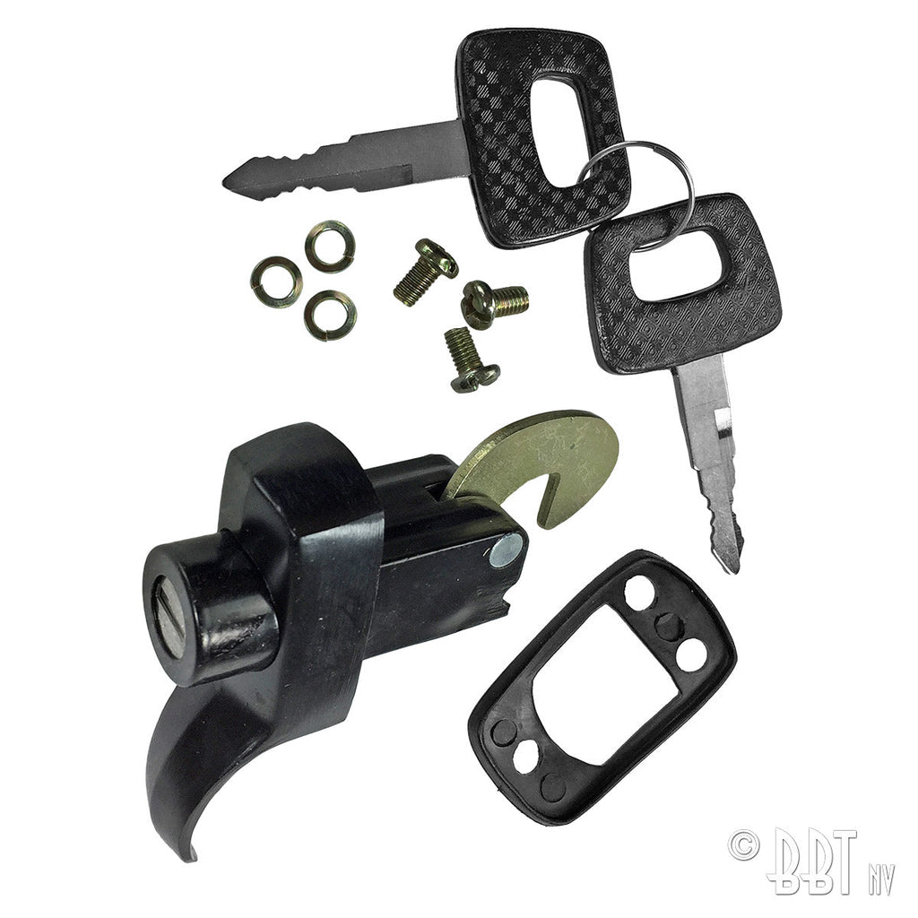 Motorklepslot - zwart voor T1, Kever — VintageDub
