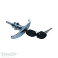 Achter laadklepslot met sleutel - Chroom voor T1 — VintageDub