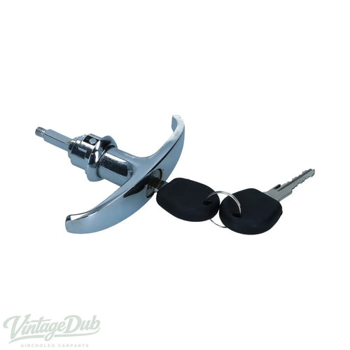 Achter laadklepslot met sleutel - Chroom – VW T1 Bus – OEM 211 829 231A