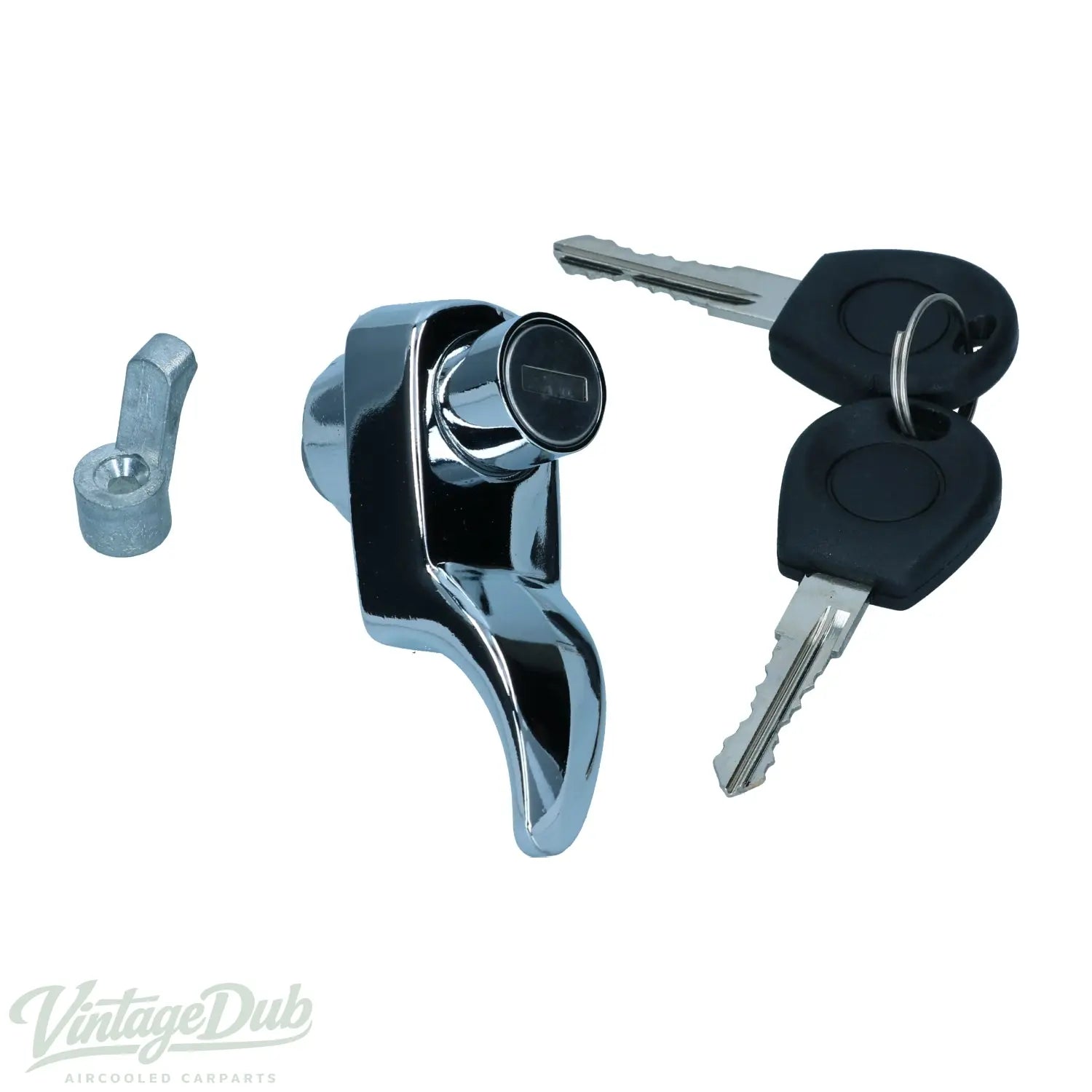 Achter laadklepslot, chroom voor T1, T2 — VintageDub