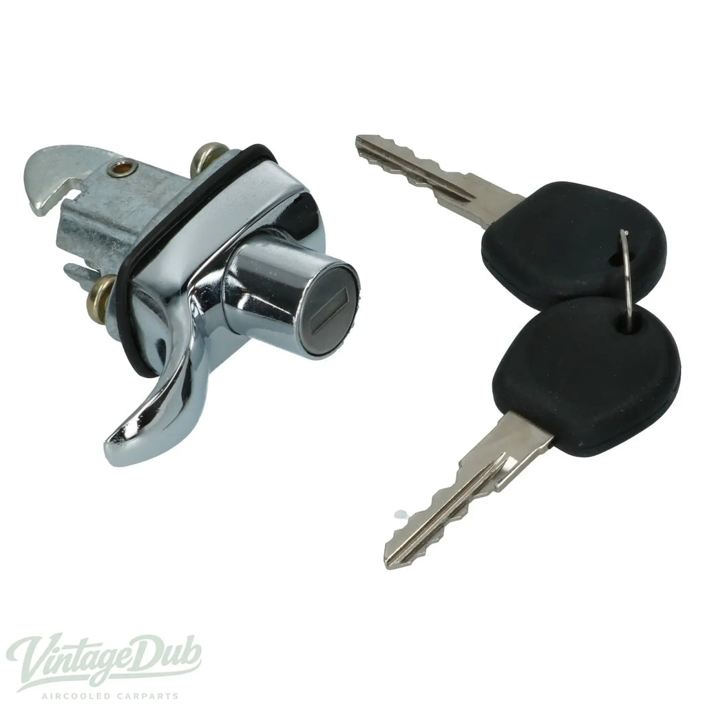 Motorklepslot - chroom detail — T1, Kever
