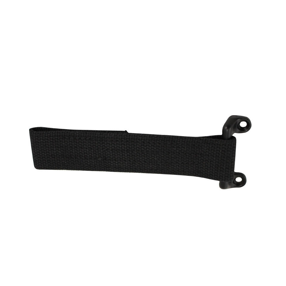 Deurstrap zijlaaddeur (175mm), met beugel, zwart voor T1 — VintageDub