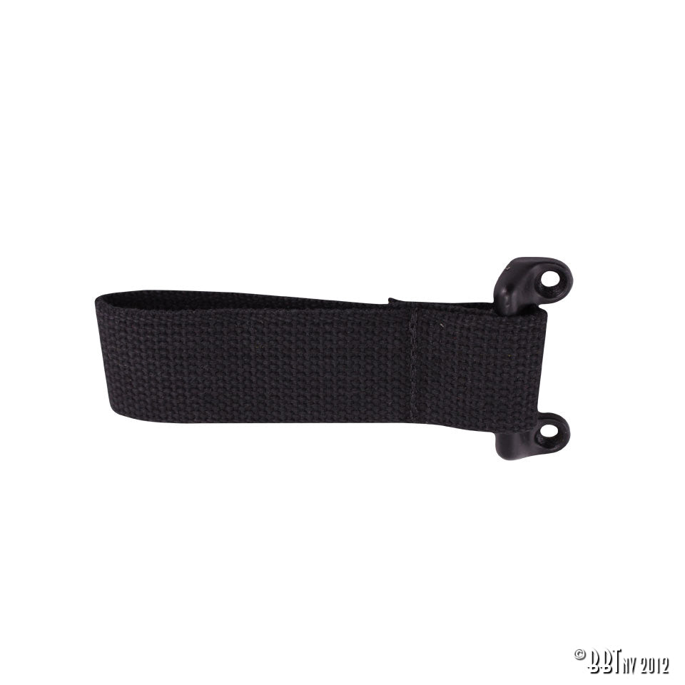 Deurstrap zijlaaddeur (143mm), met beugel, zwart voor T1, T2 — VintageDub