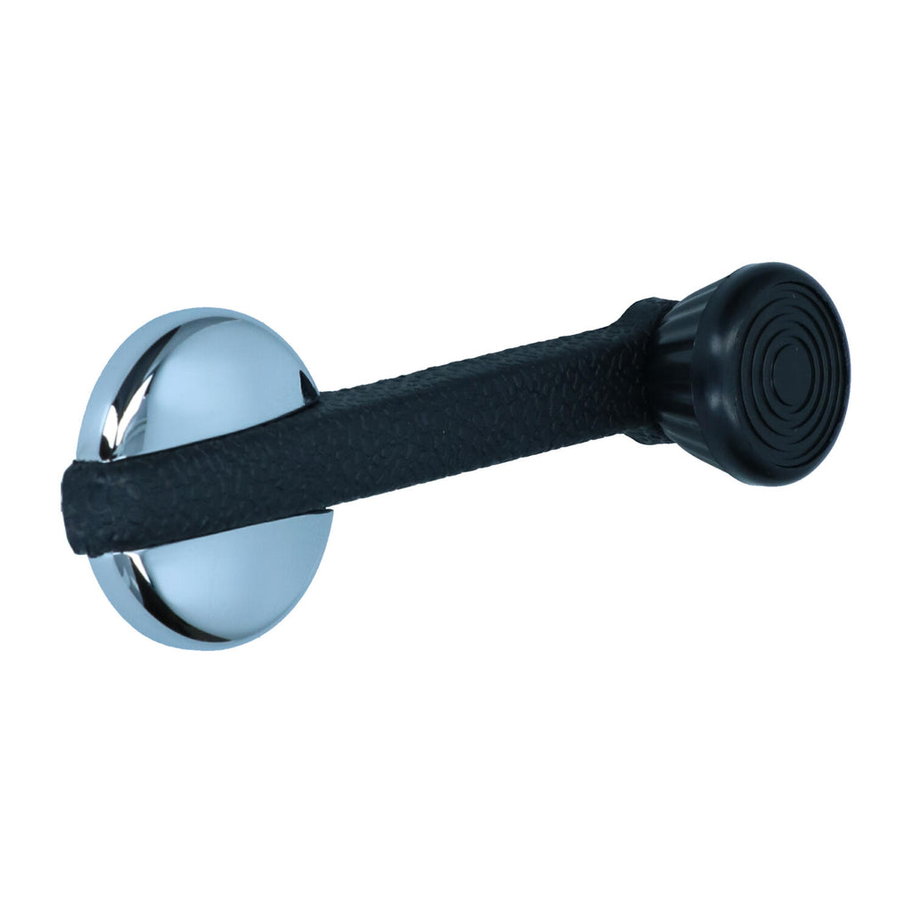 Window winder handle set with rosette, black/chrome | VW T2 Bus 08/67-07/69, Beetle, KG 08/67-07/69, Type 3 08/67-07/71 | 113 837 581D + 311 837 595