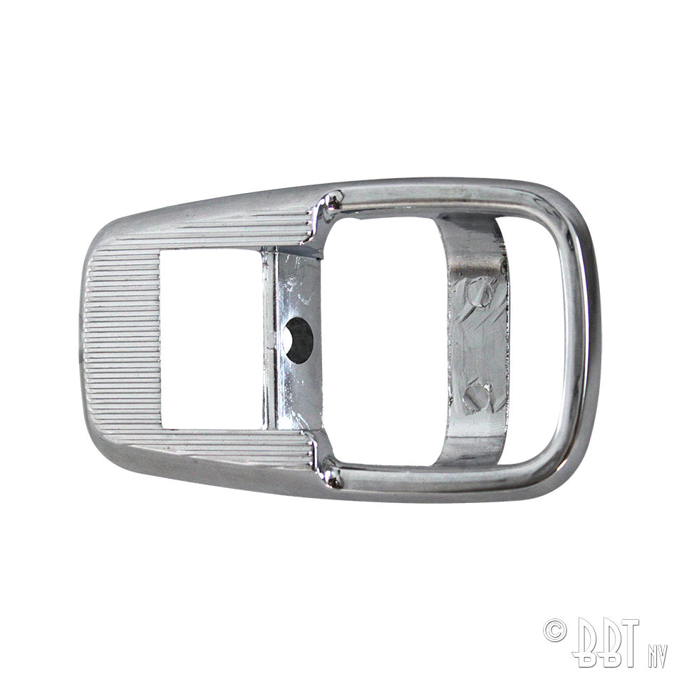 Omlijsting deurklink binnen (chroom) voor T2, Kever, KG — VintageDub