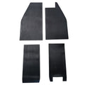 Vloermatten set rubber zwart, RHD voor Kever — VintageDub
