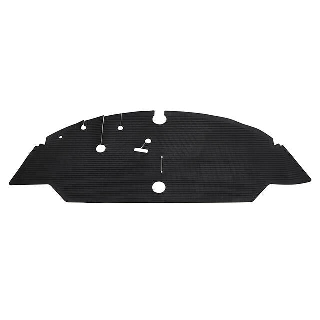 Rubber vloermat vooraan LHD (zwart) voor T1 — VintageDub