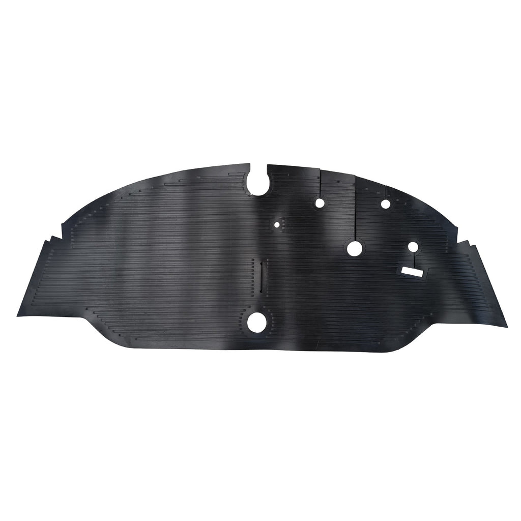 Rubber vloermat vooraan RHD (zwart) voor T1 — VintageDub