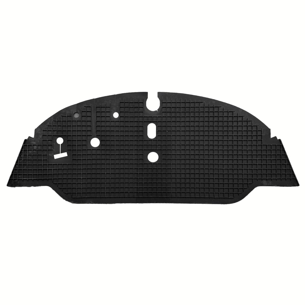 Rubber vloermat vooraan RHD (zwart) detail — T1