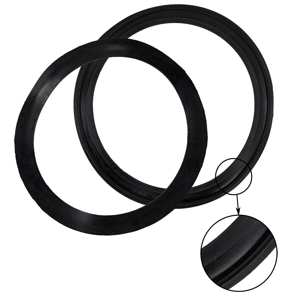 Rubber rond koplampglas voor T1, Kever — VintageDub