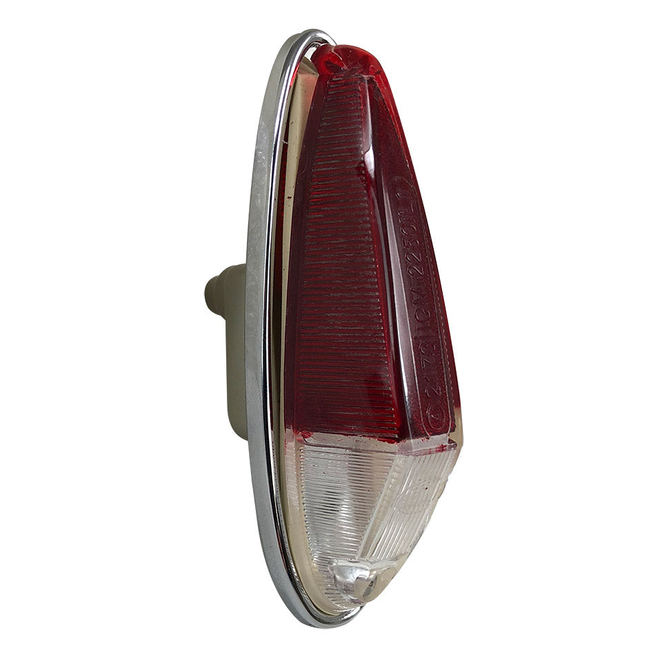 Zijlicht voorspatbord, rood/wit — VintageDub
