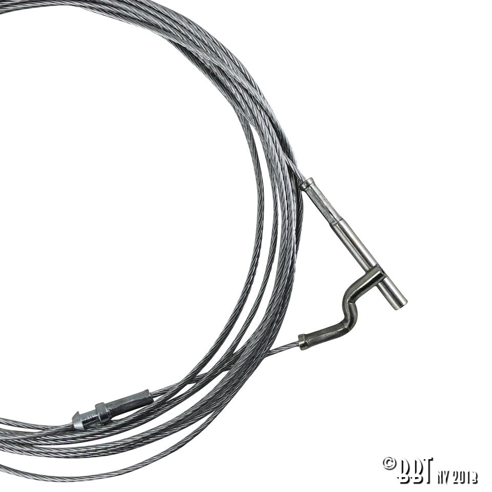 Gaskabel, injectie (LHD) detail — T2