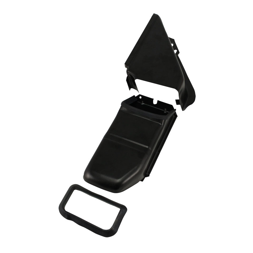 Platen rond oliekoeler, zwart detail — T1, T2, Kever, KG