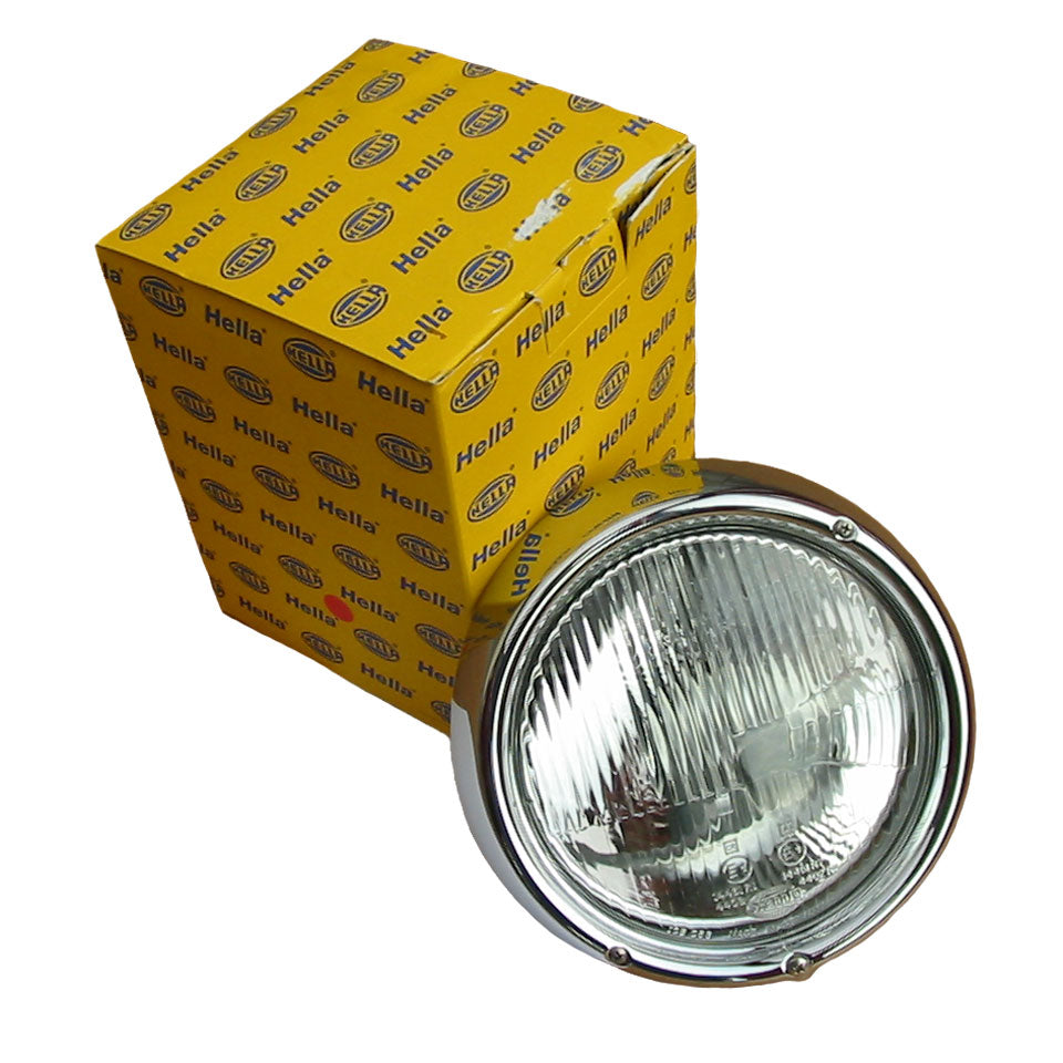 Koplamp Duplo (P45t) met ring - Hella (Eur) detail — T2, Kever