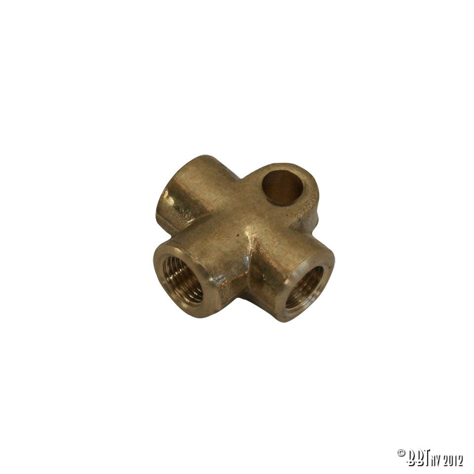 T-stuk voor metalen remleiding voor T1, T2, Kever, KG — VintageDub