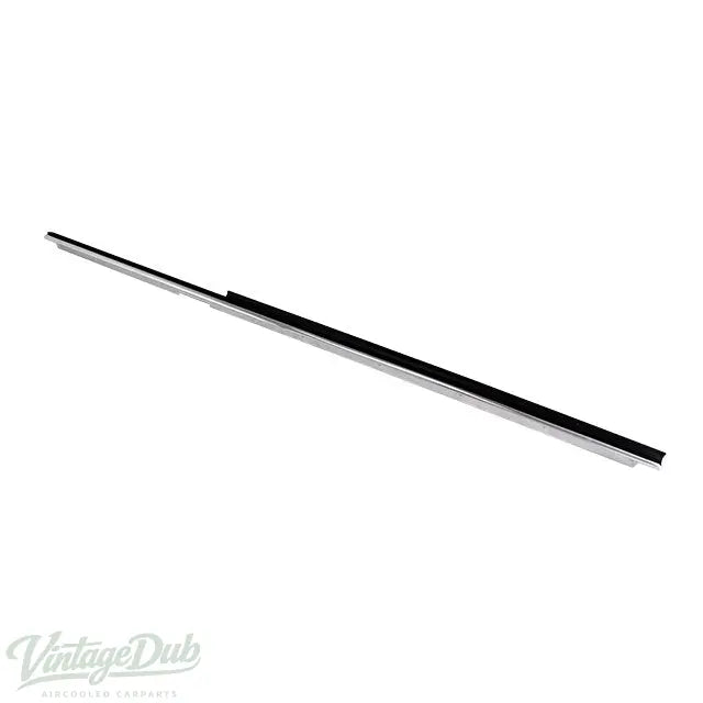 Ruitlikker deur buitenkant chroom + rubber, links, per stuk detail — Kever