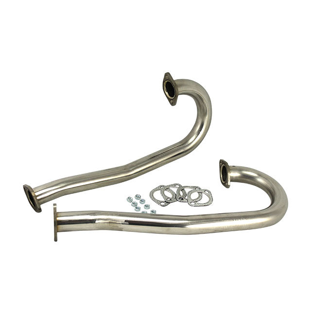 J-Tubes 38mm met flenzen, inox detail — T1, T2, Kever, KG