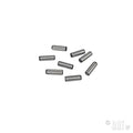 Vliegwielpennen lang Ø6mm, 25/30pk (8st) voor T1, Kever, KG — VintageDub