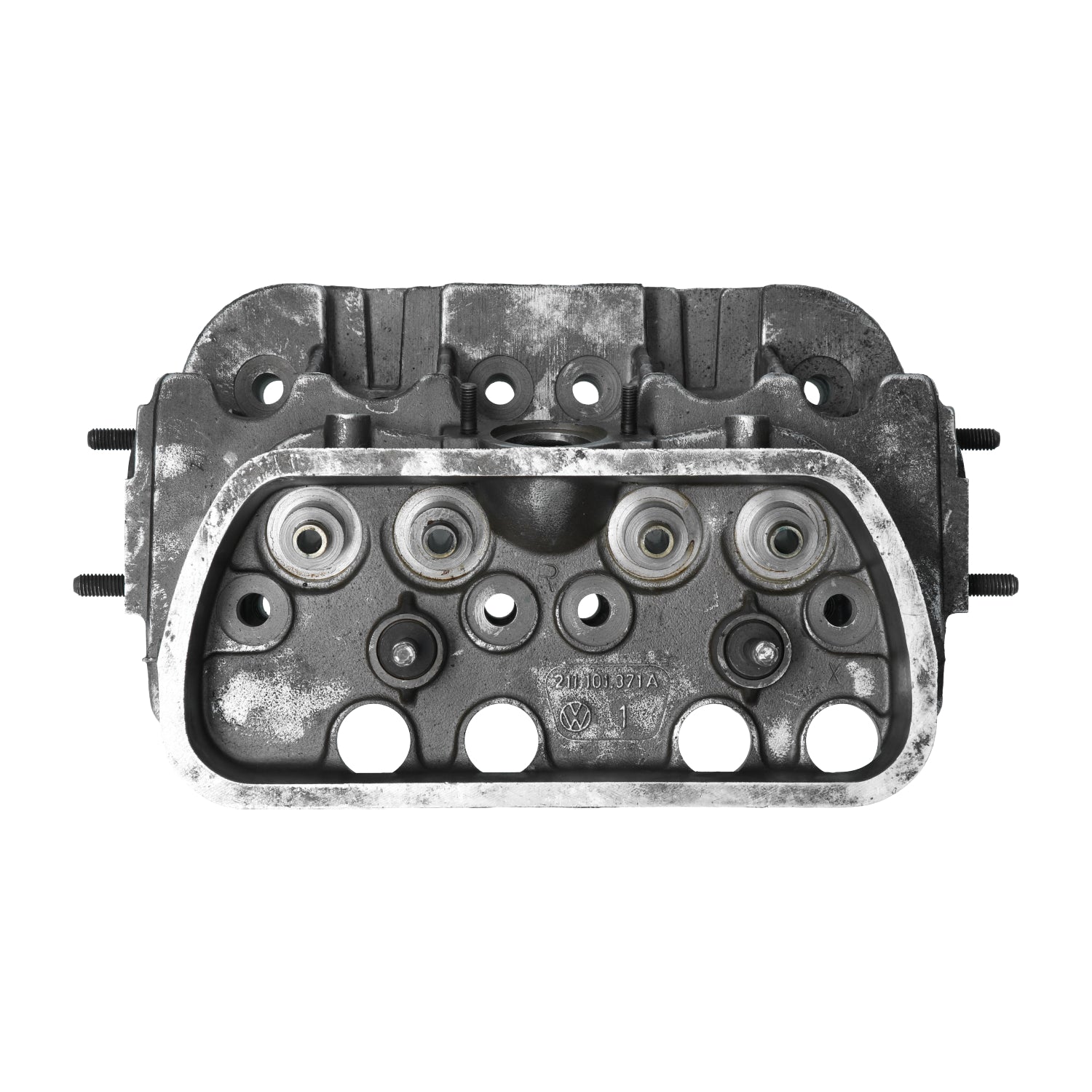 Cilinderkop 15/1600cc enkelpoorts ledig (211-101-371A) - NOS detail — T1, T2, Kever, KG