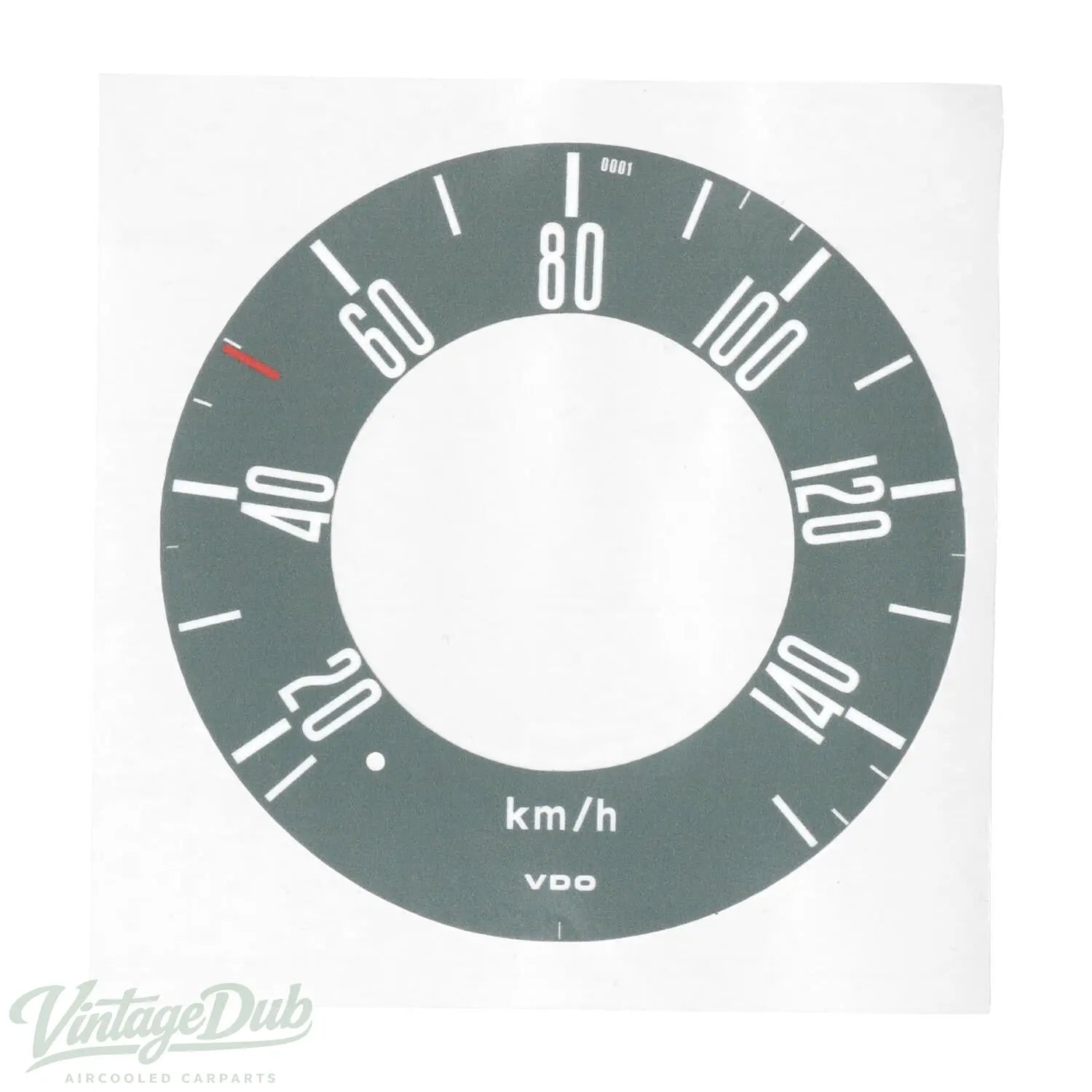 VW T2 Conversiesticker MPH - KMH Grijs - VintageDub