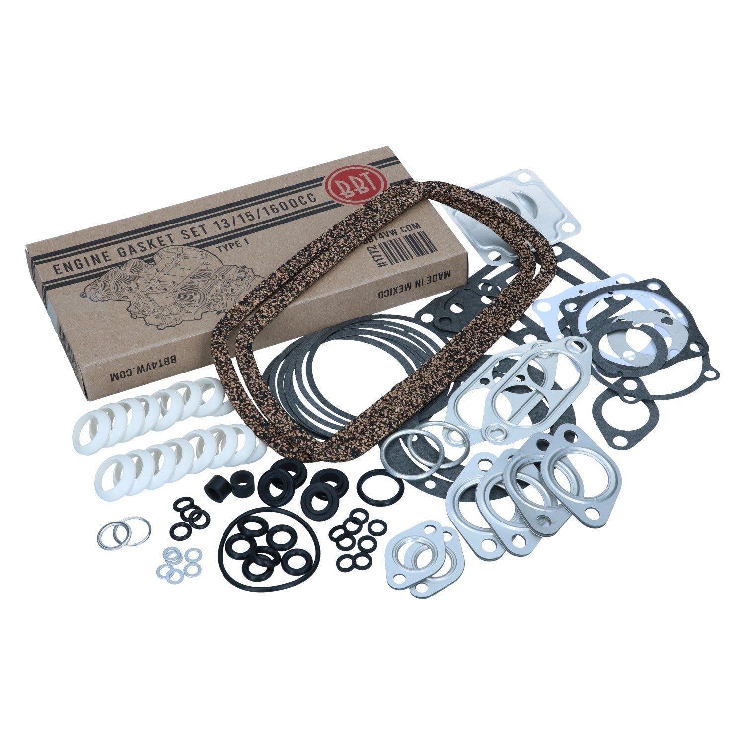 Motorpakkingset 13/15/1600cc voor T1, T2, Kever, KG — VintageDub