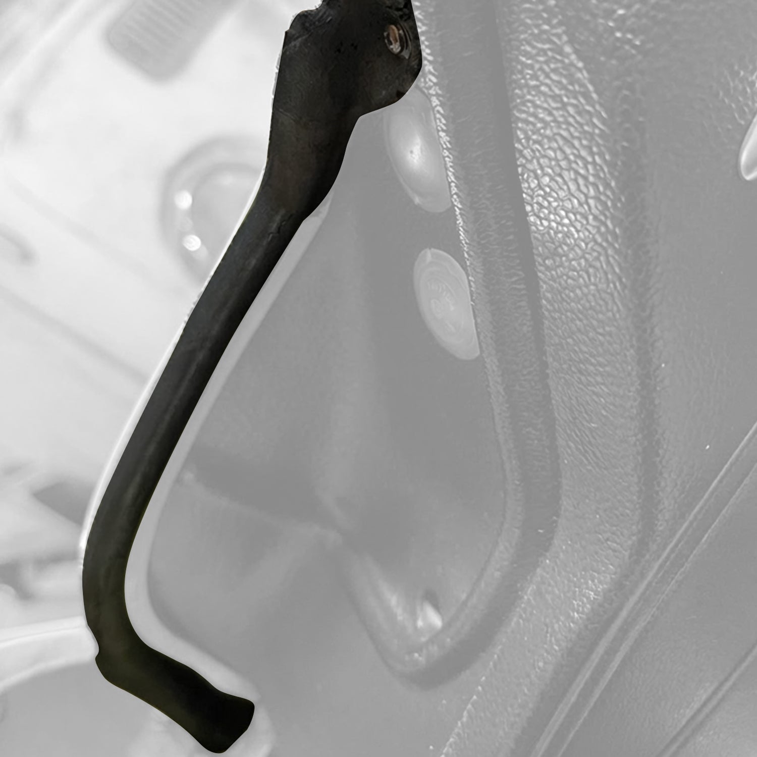 Rubber op voorzijde deur detail — KG