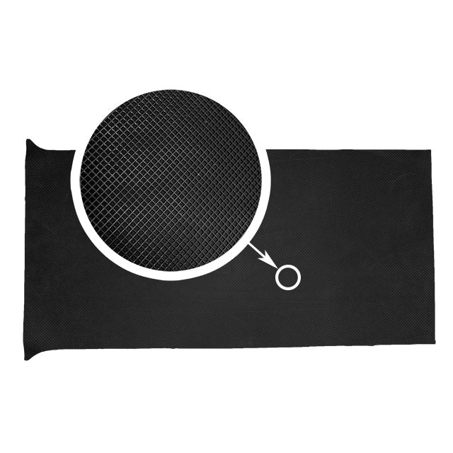 Rubber mat tussen voorste stoelen (zwart) detail — T1