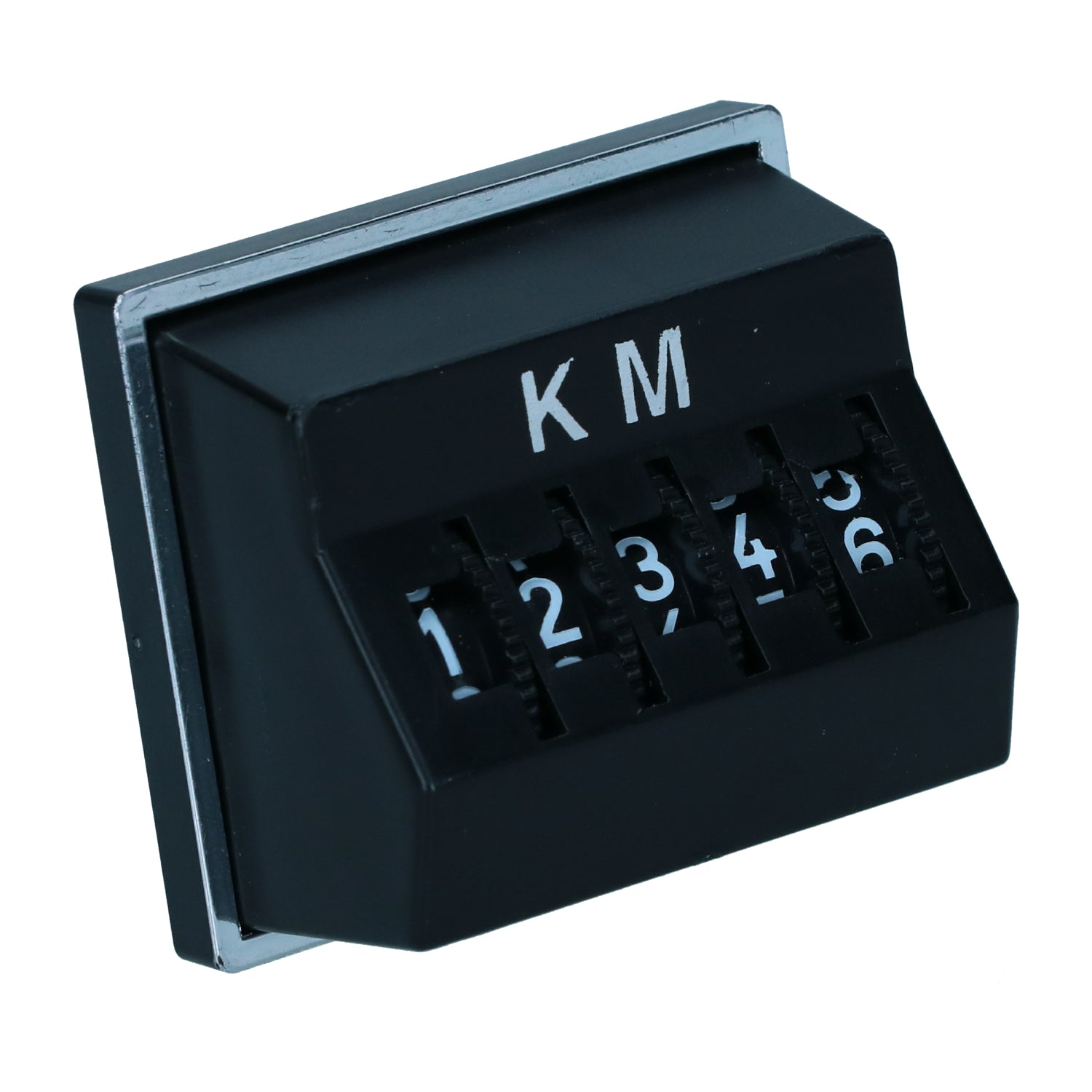 Dagteller 'KM' - zwart
