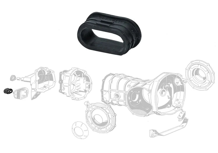 VW Kever, KG, Type 3 | Rubber op silentbloc versnellingsbak vooraan | 311 301 343