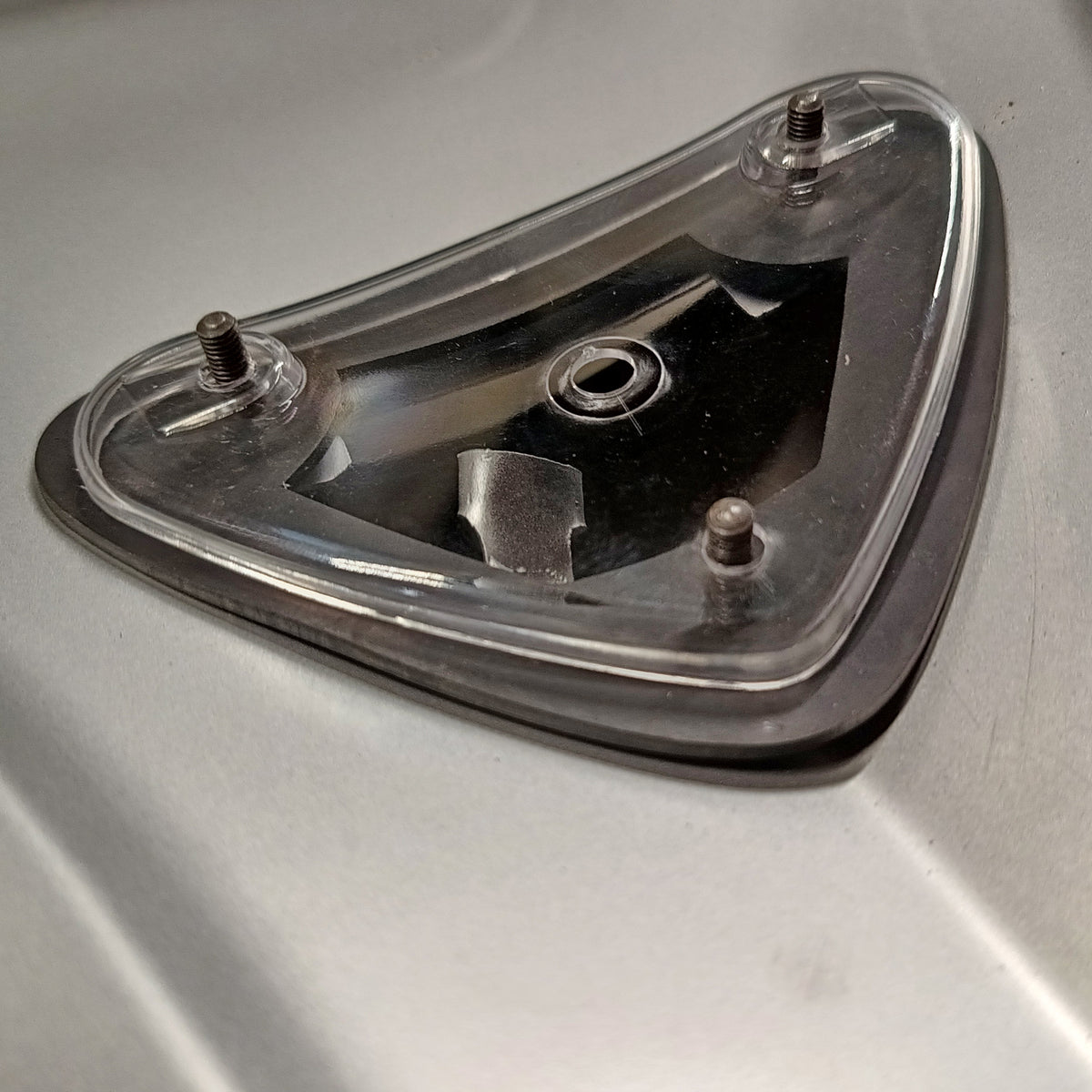 VW Beetle | Plexiglas cover plate for license plate light inside | 10/52-07/57 | 111 943 139