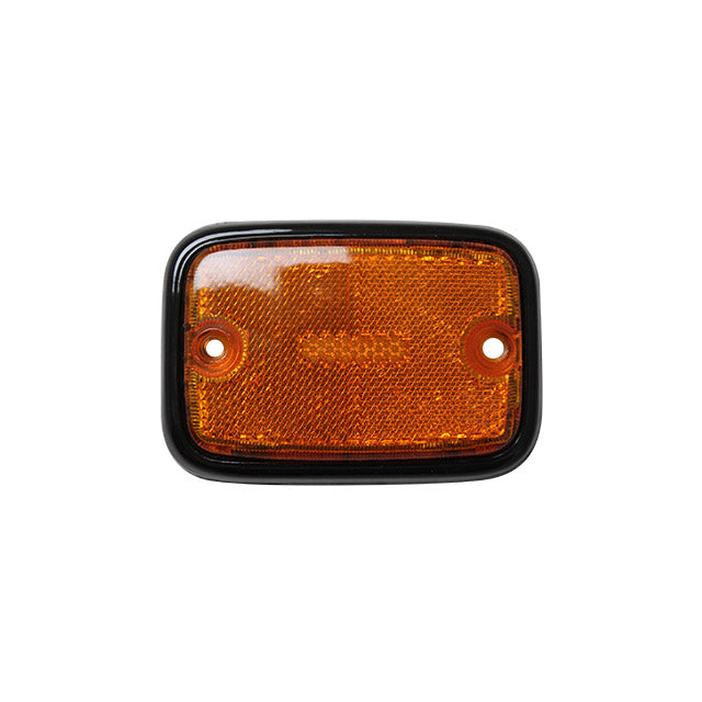 Zijreflector vooraan - oranje-zwart detail — T2