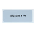 Kleurcode sticker L10E - pampasgelb voor VW T1 Bus, T2 Bus, Kever en Karmann Ghia - VintageDub