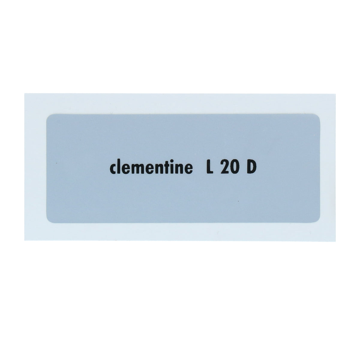 Kleurcode sticker L20D - clementine voor VW T1 Bus, T2 Bus, Kever en Karmann Ghia - VintageDub