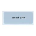 Kleurcode sticker L568 - seesand voor VW T1 Bus, T2 Bus, Kever en Karmann Ghia - VintageDub