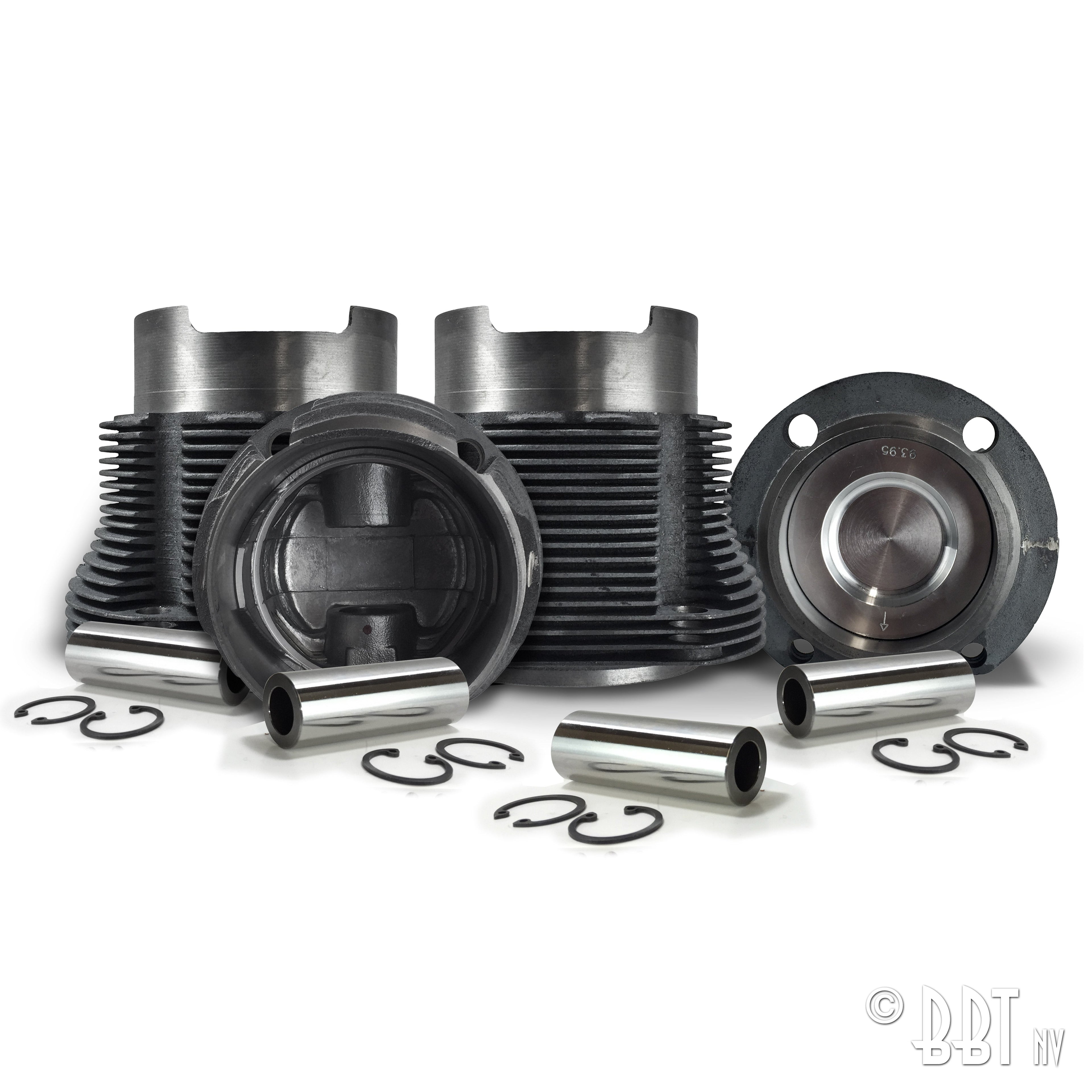 Zuiger en cilinderset Type4, 2000 cc - 94,00 mm voor T2 — VintageDub