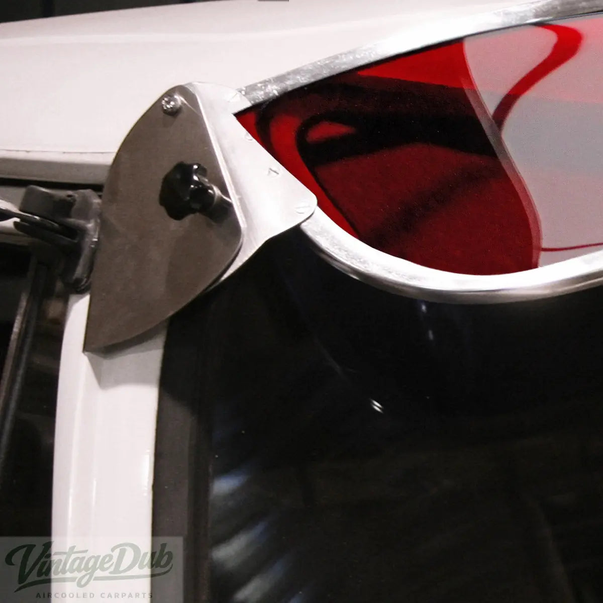 Zonnescherm, rood detail — T2