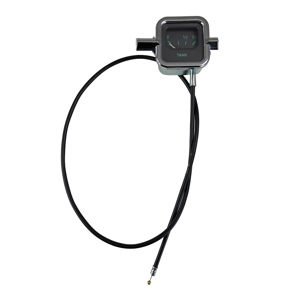 Benzinemeter mechanisch - Groen detail — Kever