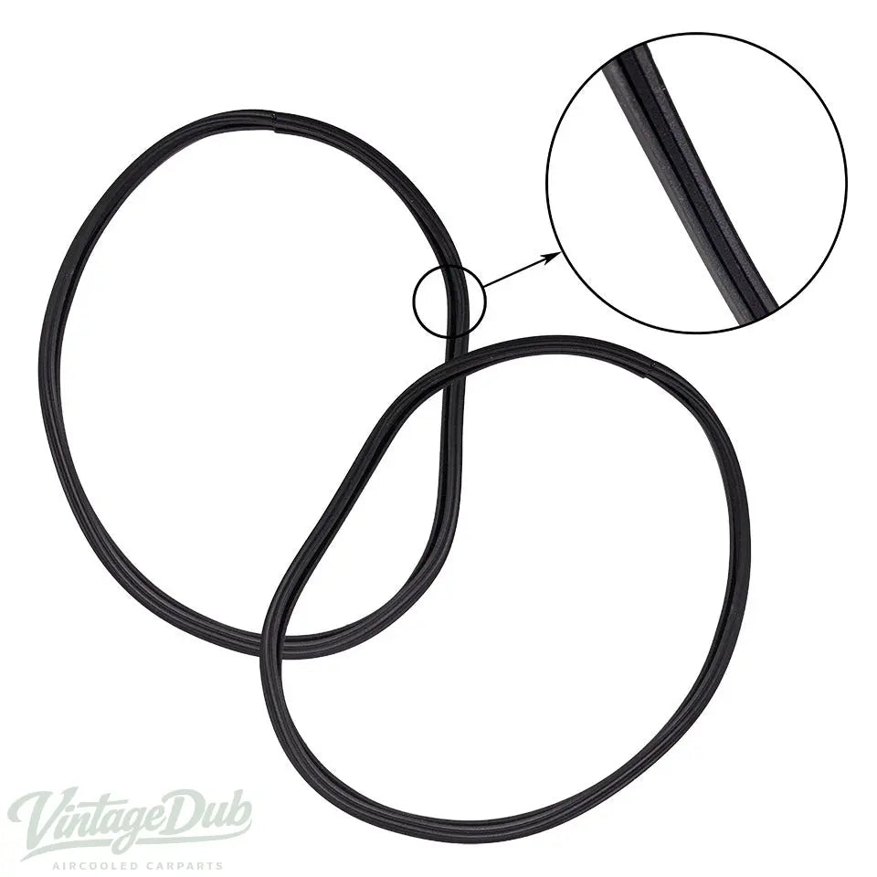 Rubber rond koplampglas detail — KG