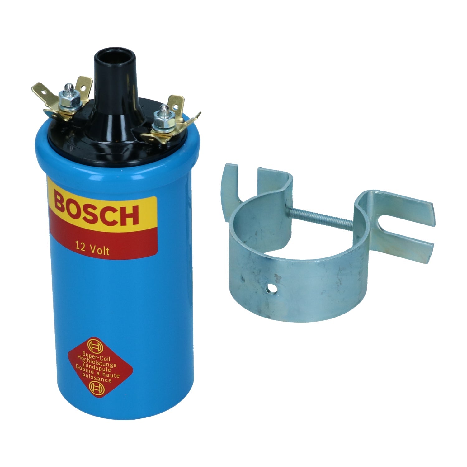 Bobijn blauw Bosch 12 volt 'vintage' voor T1, T2, Kever, KG — VintageDub