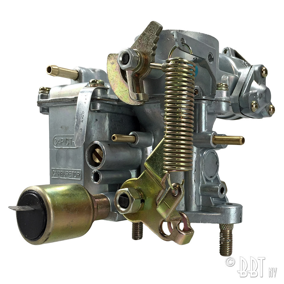 Carburator 34 PICT-3 detail — T1, T2, Kever, KG
