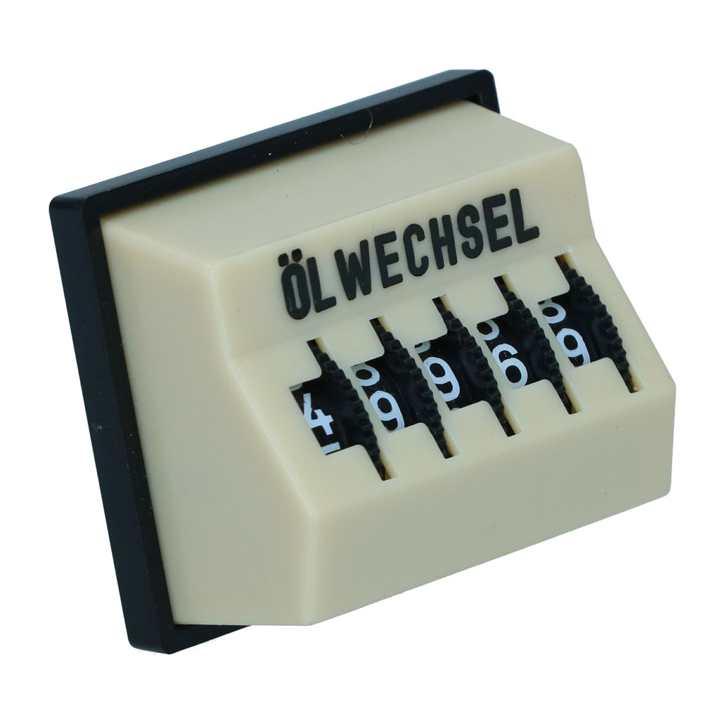 Day counter 'Ölwechsel' - Ivory