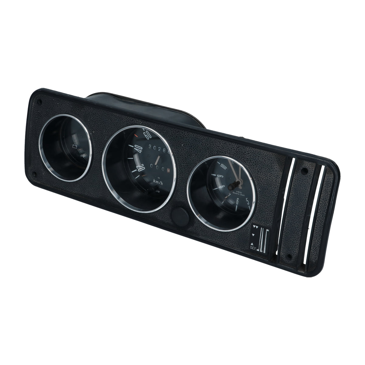 VW T2 Bus | Ringenset instrumentenpaneel 3-delig (Aluminium)