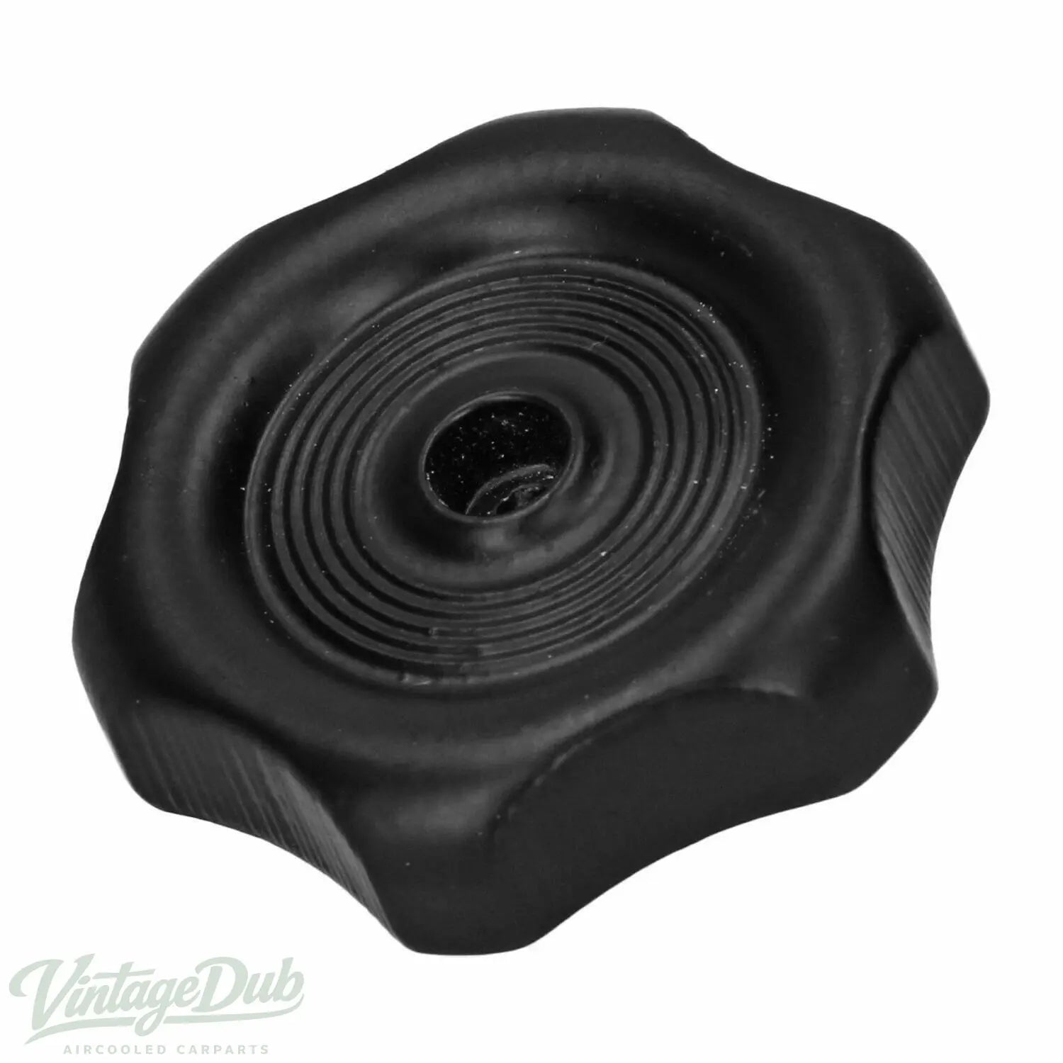 VW T2 draaiknop Westfalia lamellenraam louvreruit – Zwart metaal - VintageDub