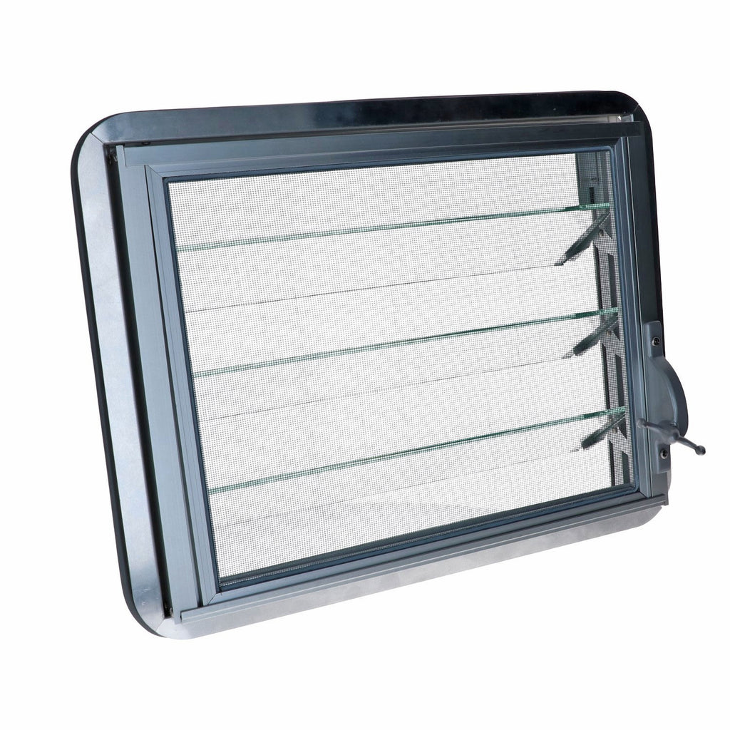 Westfalia louvre raam, compleet detail — T1