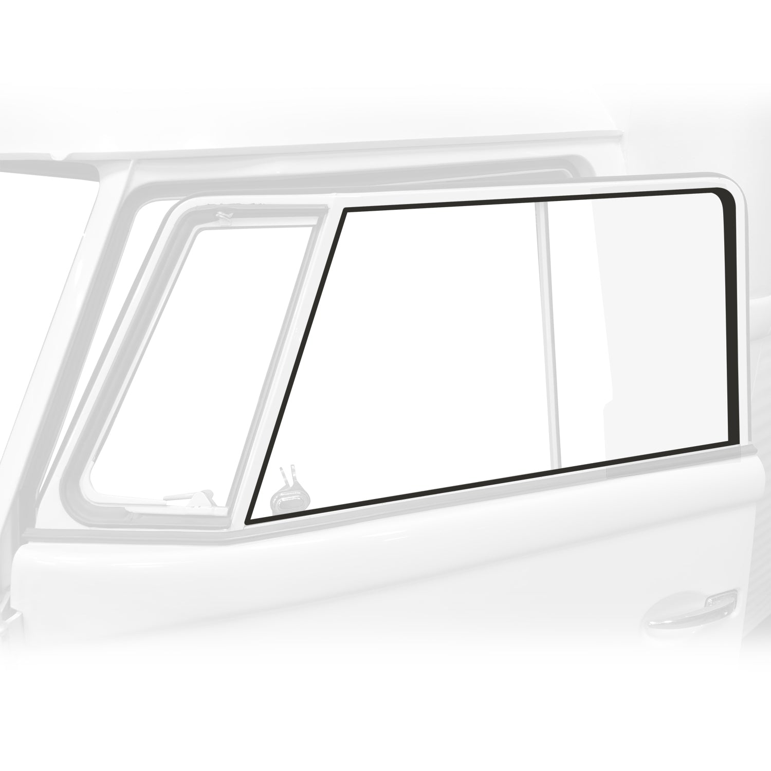 Viltstrips deur rond ruit detail — T1